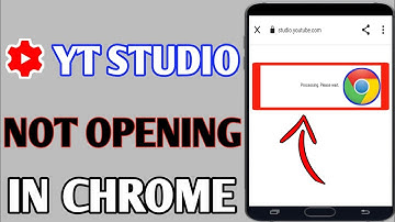 Yt Studio Not Opening In Chrome // Chrome Yt Studio Processing Please Wait