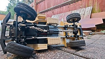 Replacing transmission drive shafts on my WPL B 1 military truck rock crawler