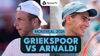 Tallon Griekspoor Vs Matteo Arnaldi Montreal 2026 Highlights