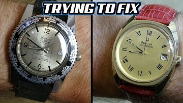Trying to FIX Lovely 1970s Watches from eBay - Sicura and Bulova