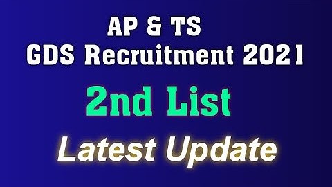 #GDS Recruitment 2021 #Cycle3 #2nd list latest update