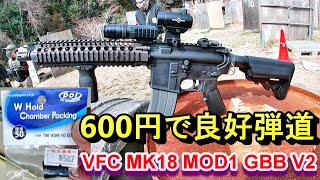 VFC MK18 MOD1 GBB PDIホップパッキン組込＆実射