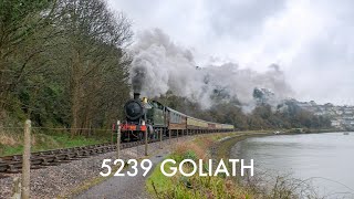 5239 Goliath on the Dartmouth Steam Railway  2024