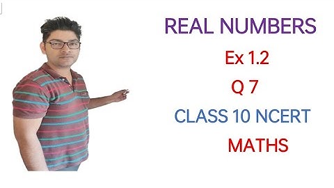 Real Numbers Class 10 Maths Chapter 1 Exercise 1.2 Q.7 NCERT