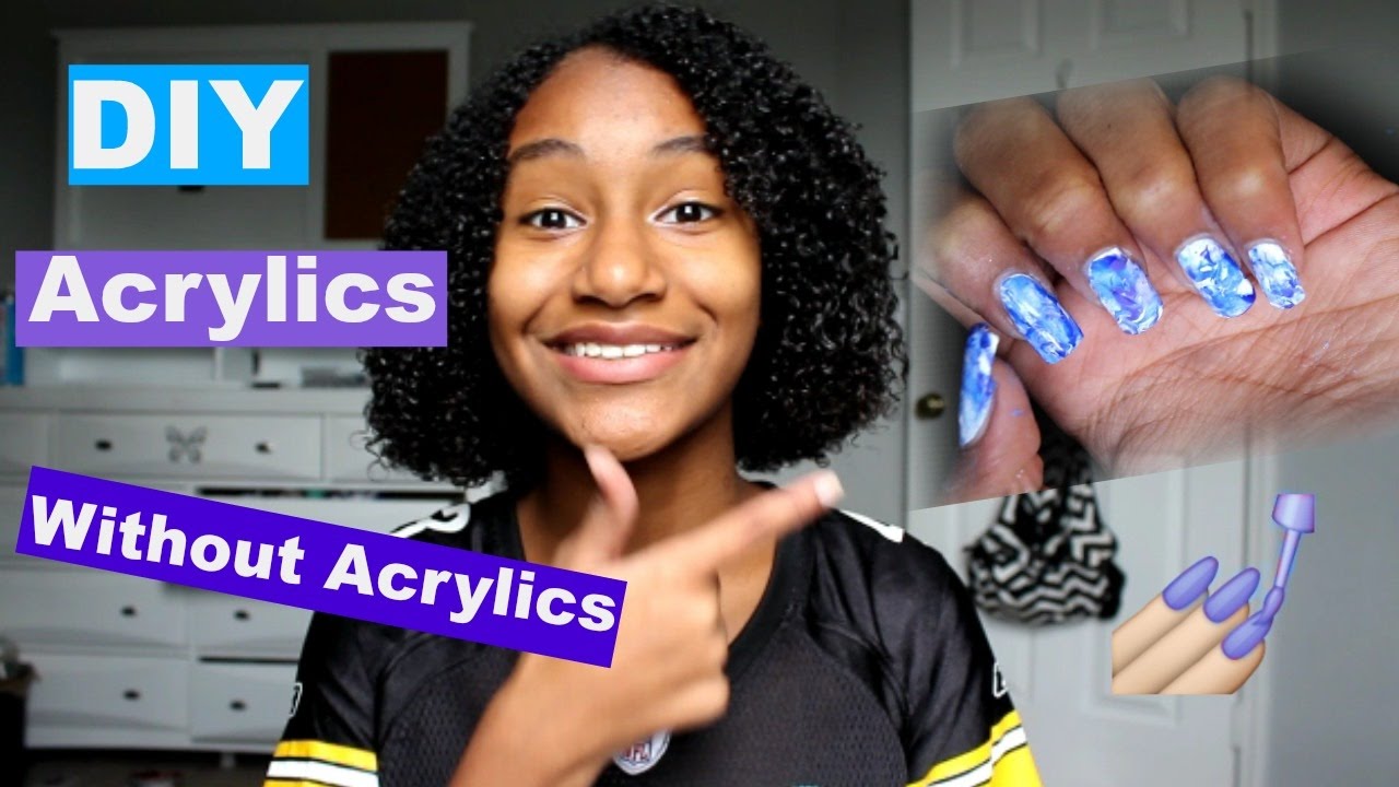 DIY Fake Nails for $8 (Without Acrylics) - YouTube