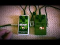 EHX Electro Harmonix Green Russian Big Muff - Quick Bass Demo VS the Nano Bass Big Muff