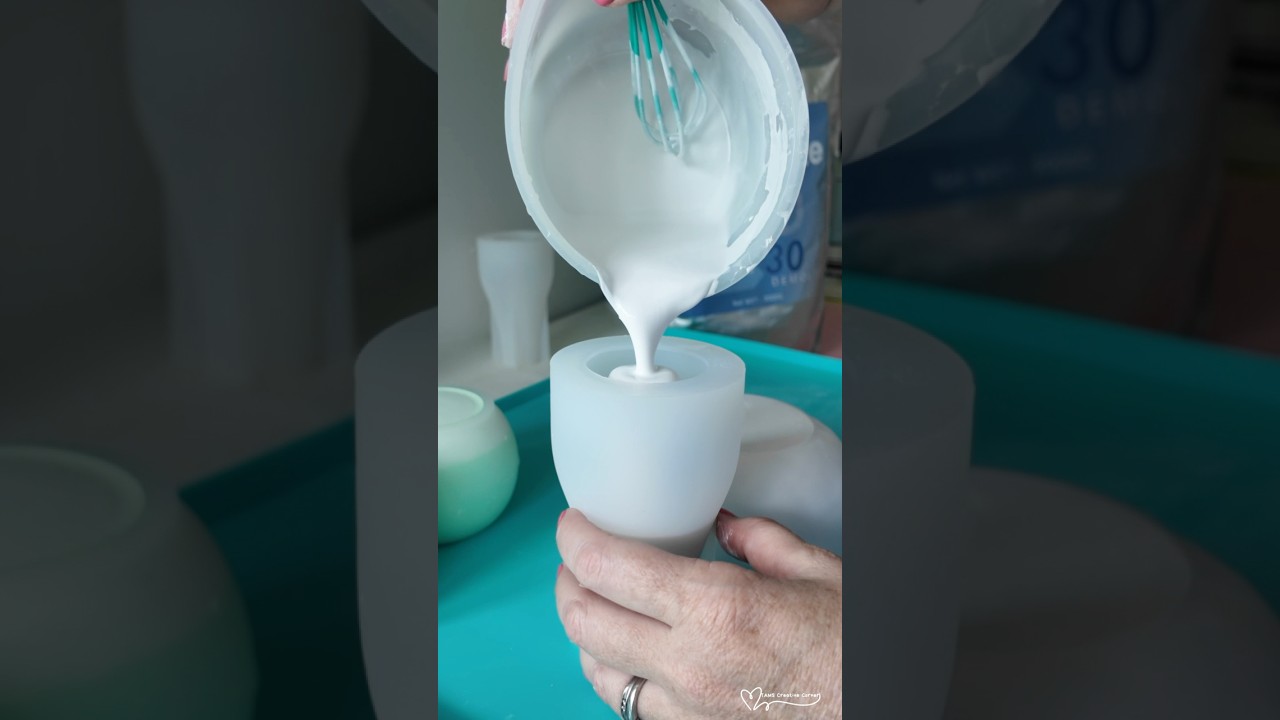  ECONOMICS EXPERIMENT/Blankmag/花瓶 Making an Anthropologie vase for $5 🌿 #ecoresin @JDictionResin