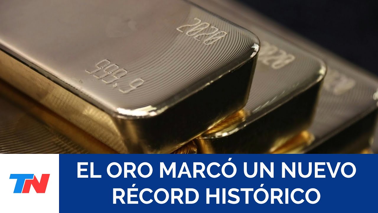 ECONOMÍA I El oro marca un nuevo récord histórico, a 2.500 dólares por ...