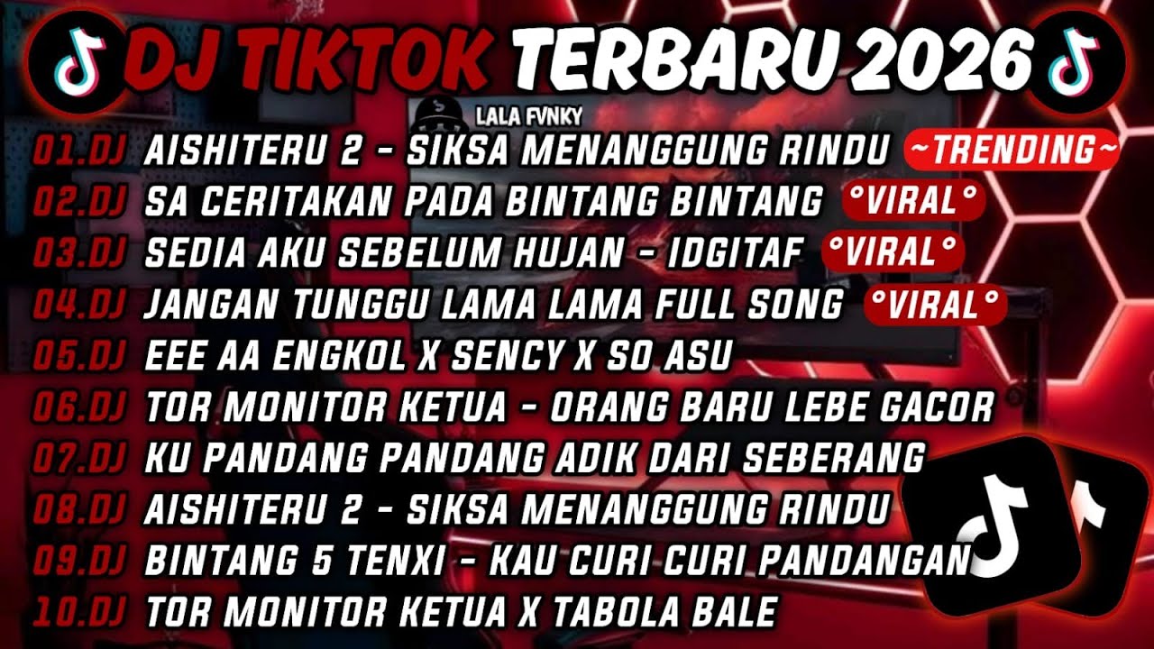 DJ TIKTOK TERBARU 2026🎵DJ AISHITERU 2-SIKSA MENANGGUNG RINDU🎵DJ SA CERITAKAN PADA BINTANG - BINTANG