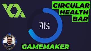 Celebrity circular health bar with GameMaker Net Worth