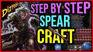 Huntress Spear Crafting Guide | Step by Step #pathofexile2