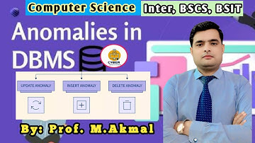 What Causes Database Anomalies in Management Systems? Computer Science Inter, BSCS, BSIT