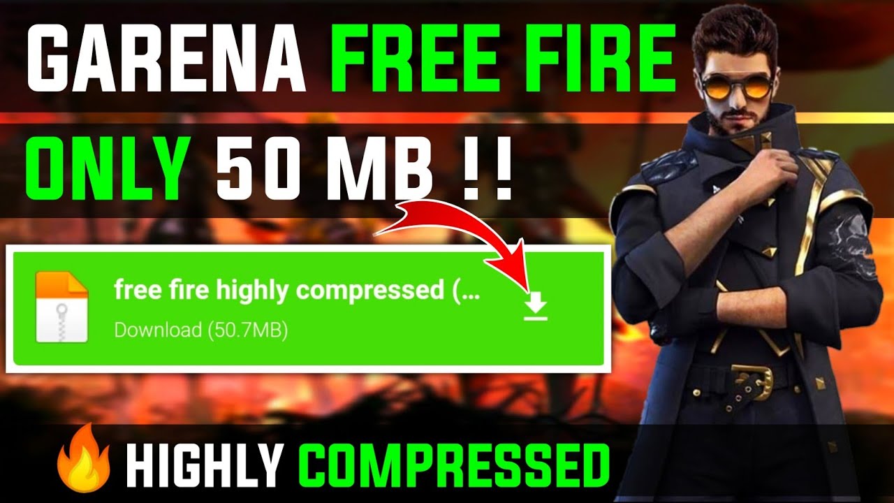 50mb Only How To Download Free Fire New 1 48 1 Highly Compressed On Android With Gameplay Proof Youtube