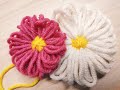 ЦВЕТОК ДЛЯ ДЕКОРА ИЗ НИТОК(остатков пряжи).Amazing Flower Crafts Ideas with Woolen yarn.