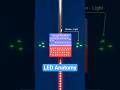 Anatomy of an LED Explained | How LEDs Really Work #electroniccomponents #led #shorts