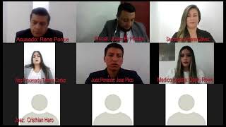 AUDIENCIA ORAL RESERVADA DE JUZGAMIENTO #DELITO VIOLACION by CCAT PROD 54 views 3 years ago 38 minutes