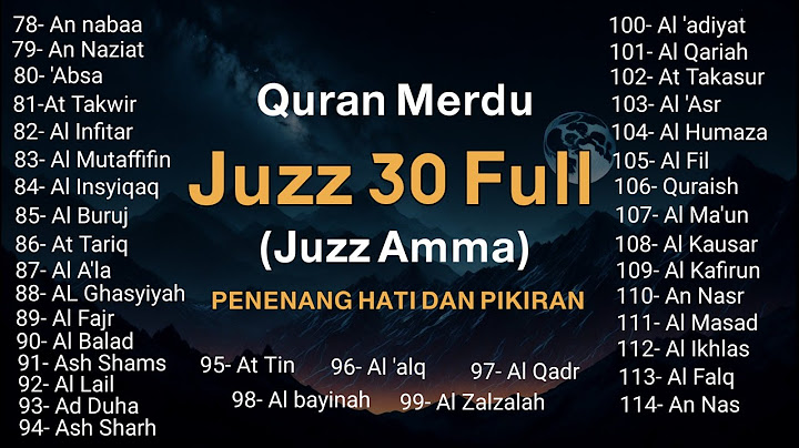 Murotal Al Quran Juz 30 (Juz Amma) Merdu By Alaa Aqel
