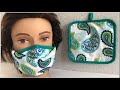 Make Fabric Face Mask at Home-  Diy Face Mask No Sewing  - Como Hacer Mascarilla con Agarra Ollas
