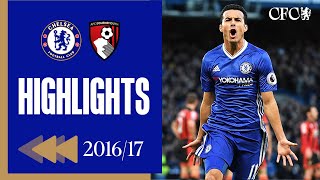 Chelsea 3-0 Bournemouth Highlights - Rewind Premier League 201617