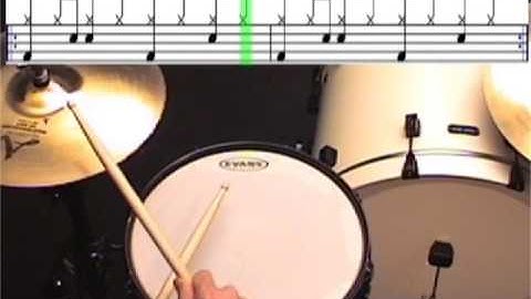 16th notes in the Snare Drum (From "Reading Music and Basic Beats" DVD)