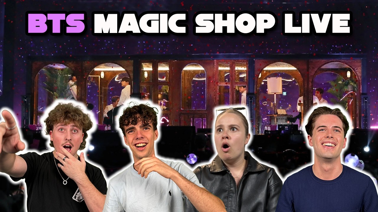 K-POP NOOBS WATCH BTS MAGIC SHOP LIVE! - YouTube