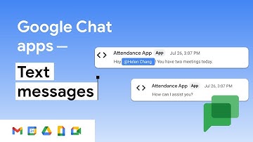 Google Chat apps - Text messages