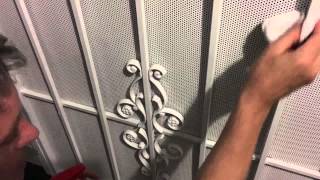 Prevent Rust On Steel Security Metal Screen Doors