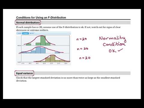 Lock 8 1 Conditions for F Distribution