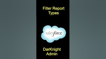 Filter Report Types Spring 23 #shorts #salesforce #admin #Spring23
