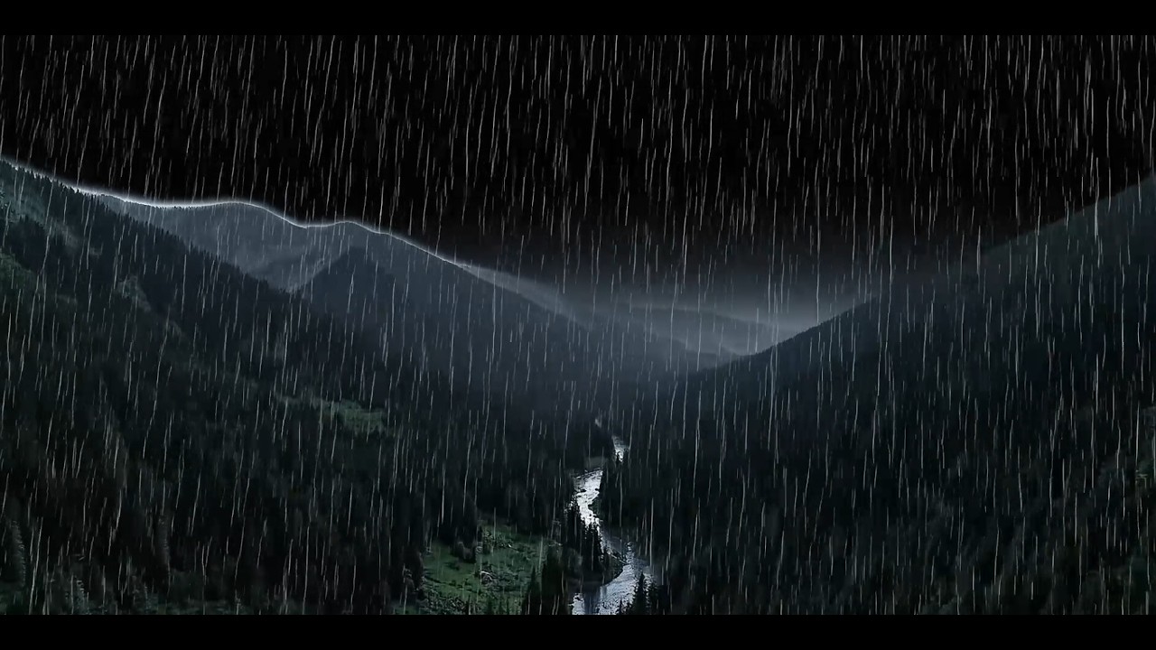 Rain Shower in Woods – Sleep Ambience