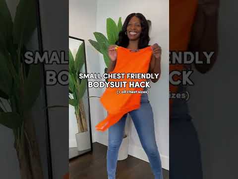 BODYSUIT HACK FASHION PETITE SMALL CHEST Ibtc Fashionhack Clothinghacks