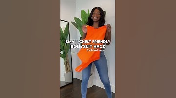 BODYSUIT HACK | FASHION HACK | PETITE FASHION | SMALL CHEST HACK #ibtc #fashionhack #clothinghacks