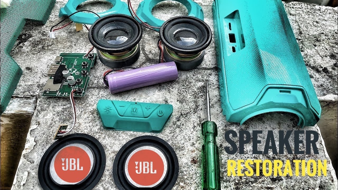 Old JBL speaker Restoration•Old Speaker Restoration• DIY Bluetooth