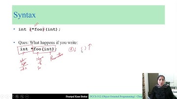17.1 Pointer to a Function