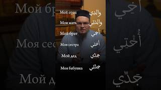 Все члены семьи на арабском #арабскийязык #арабский_язык