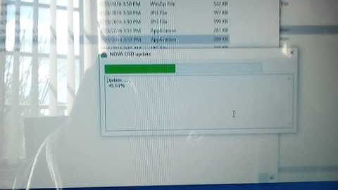 Tornado OSD update process, all successful.