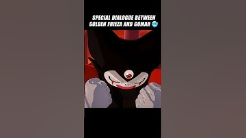 Special Dialogue Between Golden Frieza And Third Eye Gomah 🥶 #crashout #gomah #sparkingzero #dbz