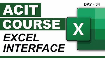 Advanced CIT Course - Excel Interface- CIT Course Class-34
