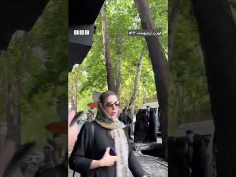 بازداشت خشن یک زن در تهران