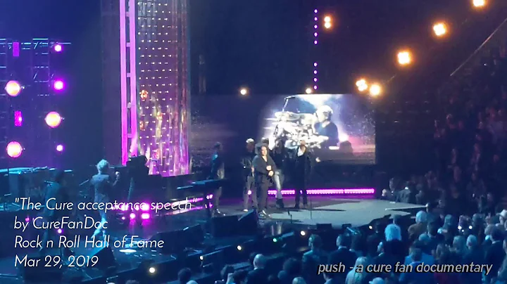 The Cure Acceptance Speech at Rock Hall 2019