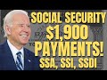 YES! $1900 Payments For Social Security Beneficiaries ARRIVE Tomorrow! SSA, SSI, SSDI Payments