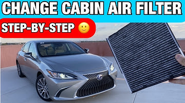 HOW TO Change the Cabin Air Filter for 2019-2024 Lexus ES 300h, ES 350, and ES 350 F-Sport!!