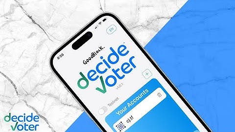 Decide Voter Mobile App Demo