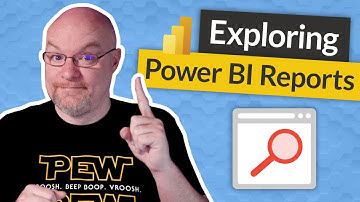 Using Power BI reports from an end user perspective