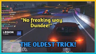 Dundee Pulled Off the Oldest Trick in the Book to Lose the Cops During Vault Heist Chase with Hutch