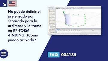 [EN] FAQ 004185 | No puedo definir el pretensado por separado para la urdimbre y la trama en RF -...