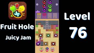 🎯 Fruit Hole Level 76 Walkthrough | Fun Fruit Puzzle Game 🍓 | SolutionGuruji