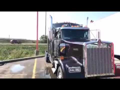 Black Cherry 2017 Kenworth W900 Glider Studio Sleeper CAT 3406E 2WS 18 Speed Thermo King