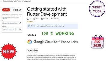 Getting started with Flutter Development || 2025 || #GSP885 #qwiklabs #qwiklabsarcade2025