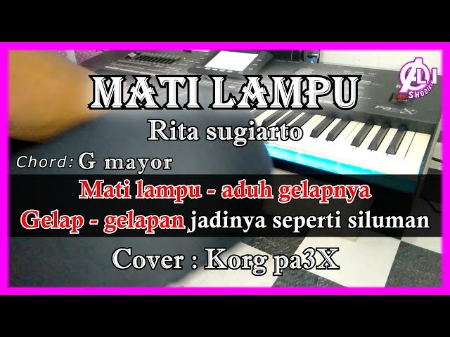 MATI LAMPU - Rita Sugiarto -  Karaoke Dangdut Korg Pa3X class=